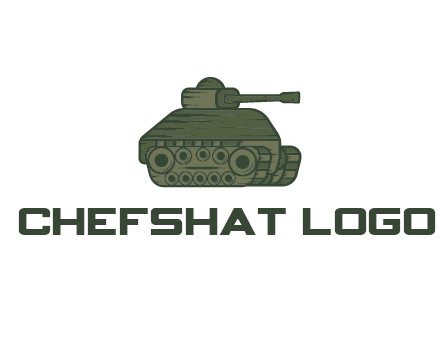 green military tank