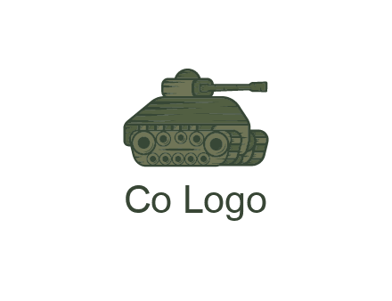 green military tank