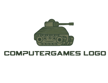 green military tank