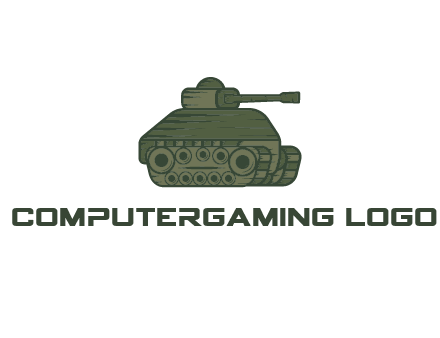 green military tank