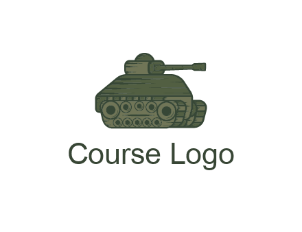 green military tank