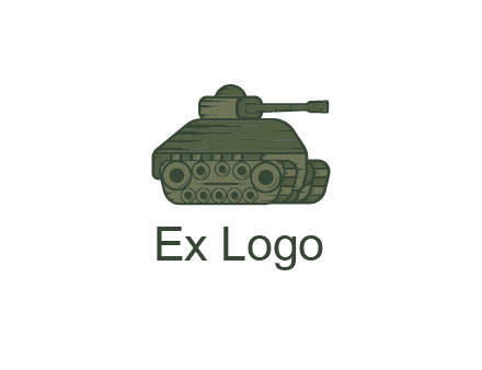 green military tank