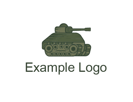 green military tank