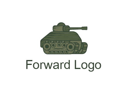 green military tank