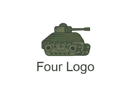 green military tank