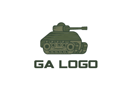 green military tank