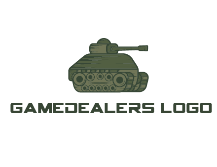green military tank