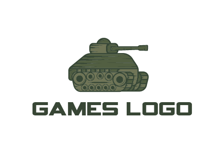 green military tank
