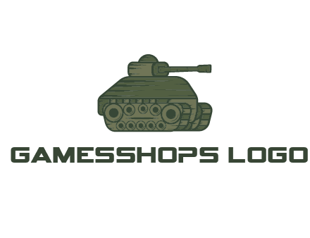 green military tank