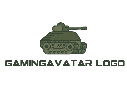 green military tank