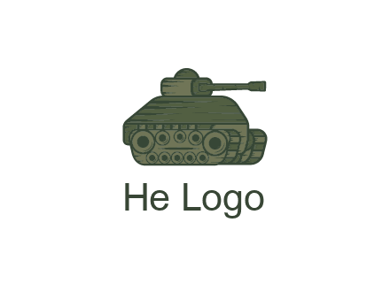 green military tank