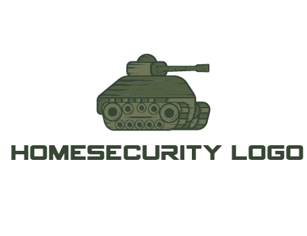 green military tank