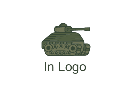 green military tank