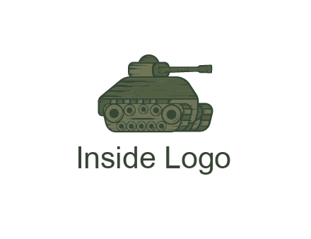 green military tank