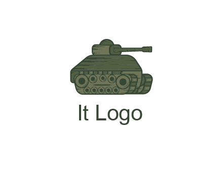 green military tank