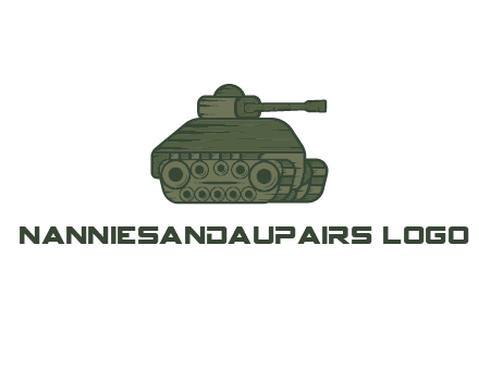 green military tank