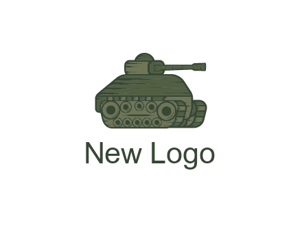green military tank