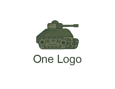 green military tank