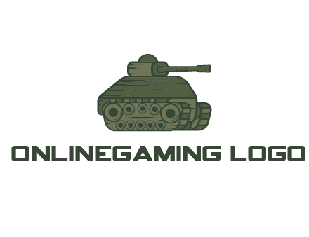 green military tank