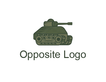 green military tank
