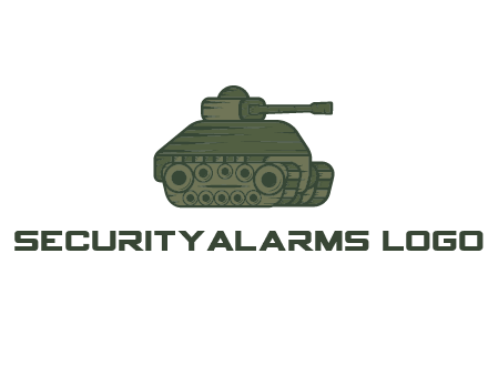 green military tank