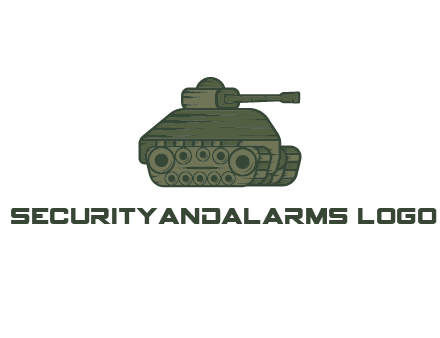 green military tank