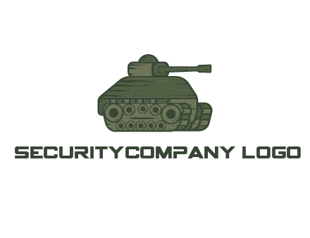 green military tank