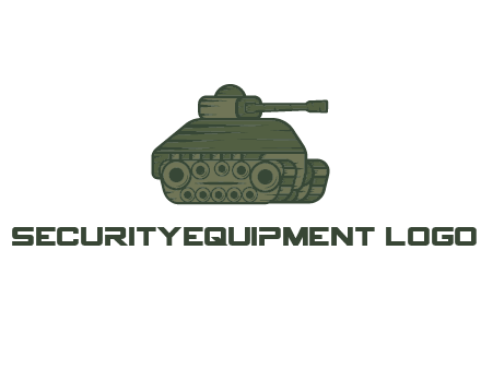 green military tank