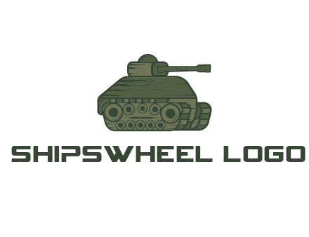 green military tank