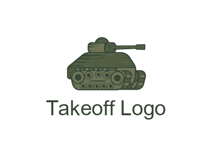 green military tank