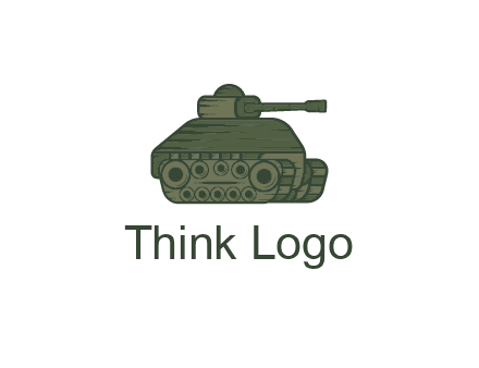green military tank
