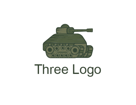 green military tank