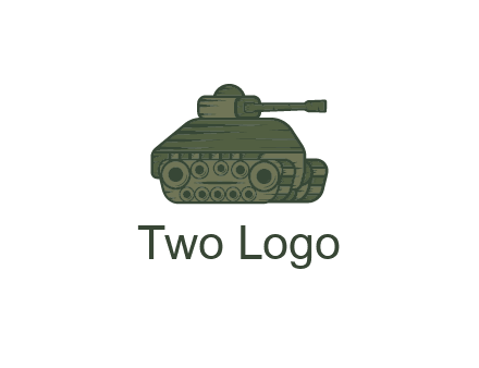 green military tank
