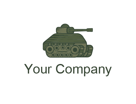 green military tank