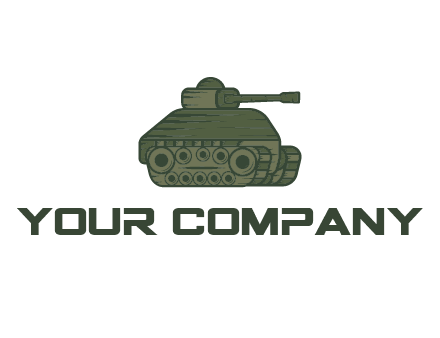 green military tank