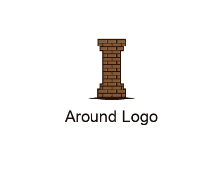 brick pattern pillar
