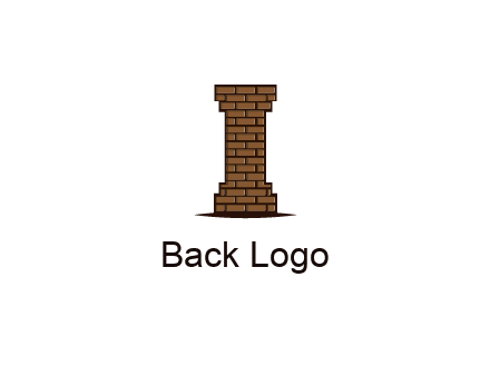 brick pattern pillar