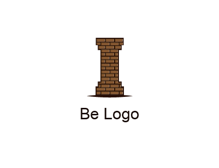 brick pattern pillar