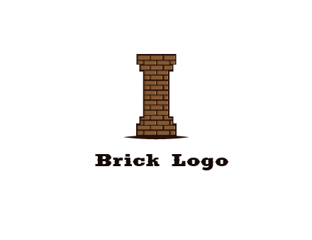 brick pattern pillar