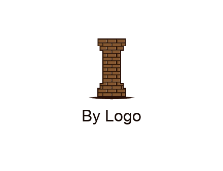brick pattern pillar