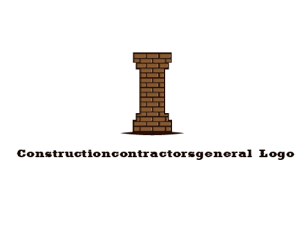brick pattern pillar