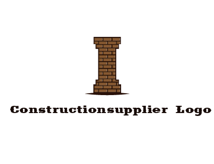 brick pattern pillar