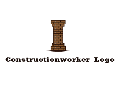 brick pattern pillar