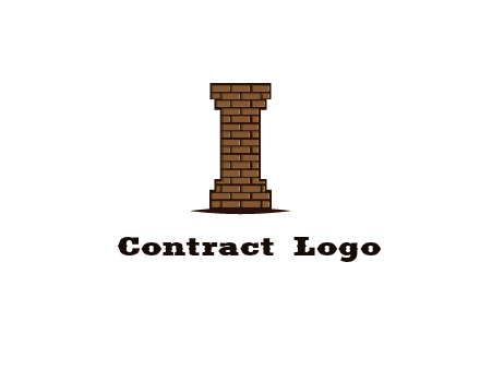 brick pattern pillar