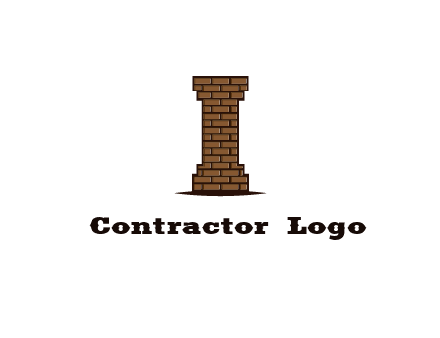 brick pattern pillar