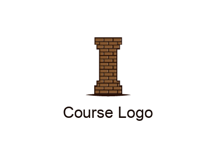 brick pattern pillar