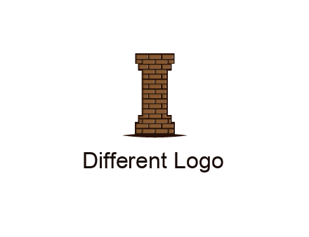 brick pattern pillar