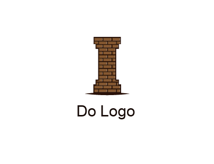 brick pattern pillar