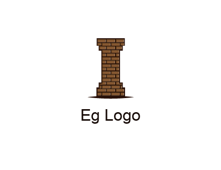 brick pattern pillar
