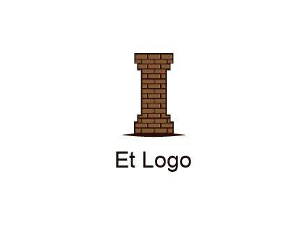 brick pattern pillar